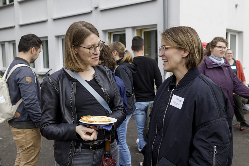 Miriam Dahlke (Die Grünen) und Dominique Deneu