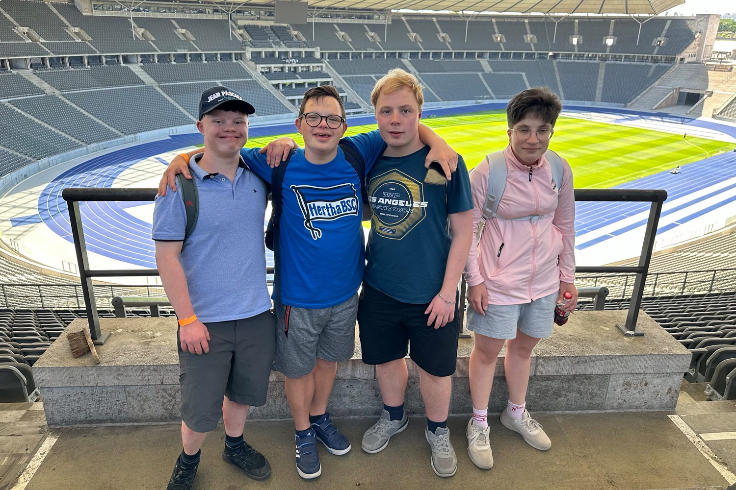 Besuch des Stadion von Hertha BSC Berlin.