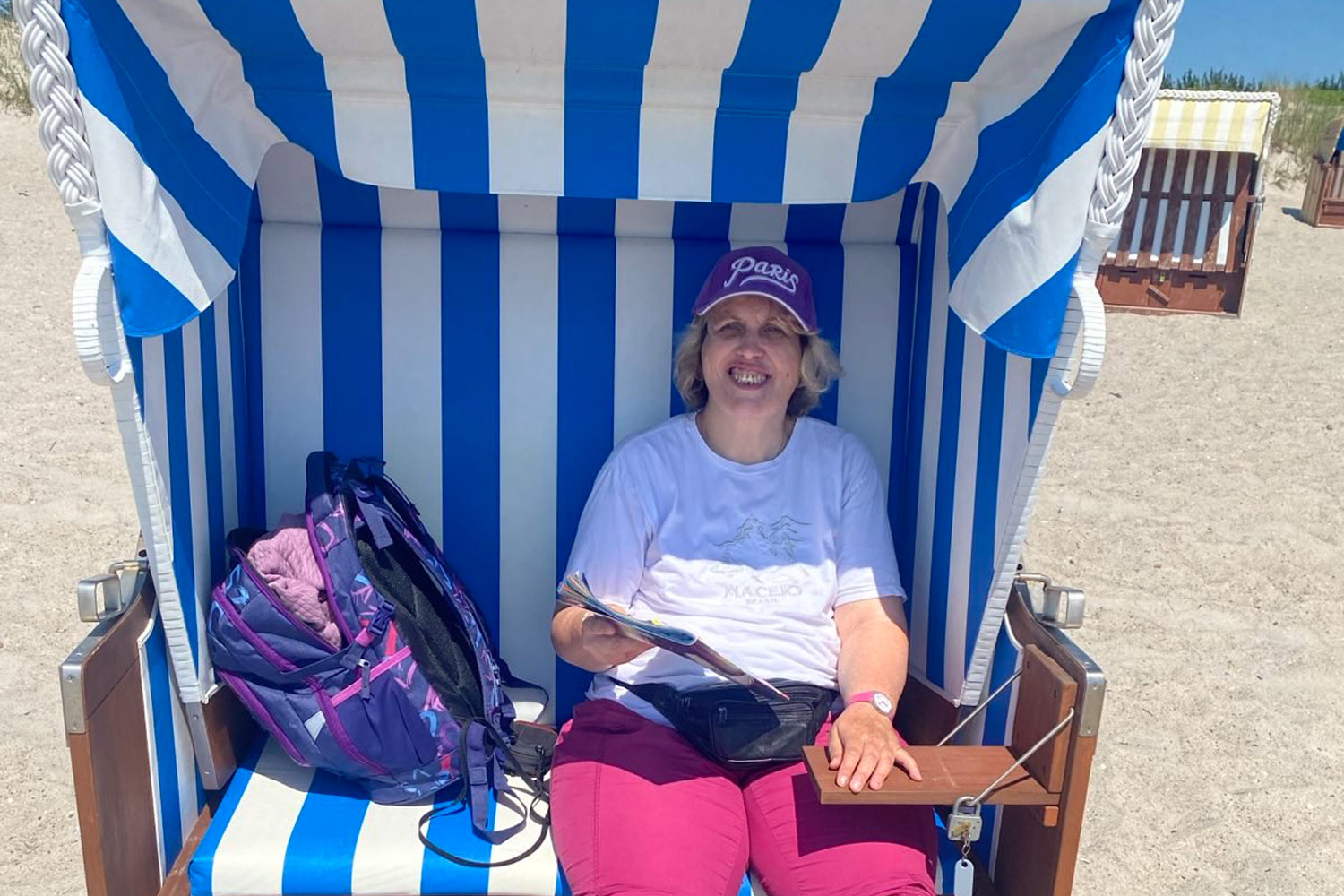 Der Strandkorb gehört zum Urlaub am Meer dazu.